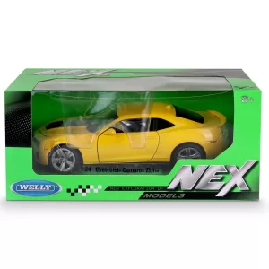 Машинка WELLY 1:24 Chevrolet Camaro ZL1, желтый