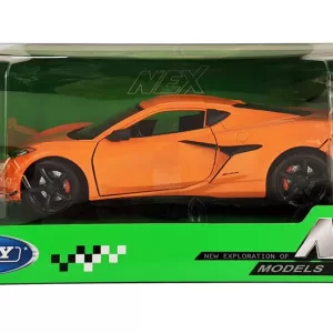 Машинка WELLY 1:24 Chevrolet Corvette Z06, оранжевый