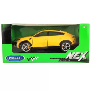 Машинка WELLY 1:24 Lamborghini Urus, желтый