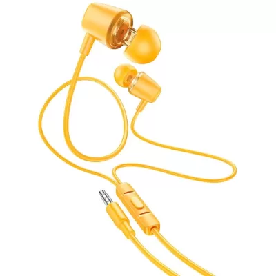 Наушники вакуумные Hoco M107 (Yellow)