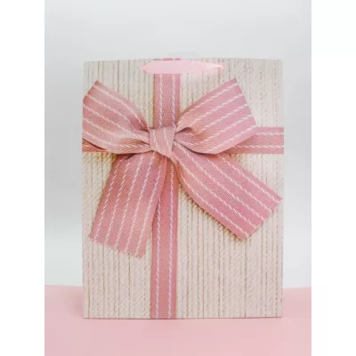 Подарочный пакет (L) "Holiday surprise", (26*32*10 см)