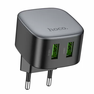 СЗУ Hoco CS34A 2xUSB 3A 18W, черный