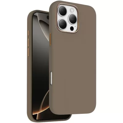 Чехол для iPhone 16 Pro Max KEEPHONE Rosana series (Desert Titanium)