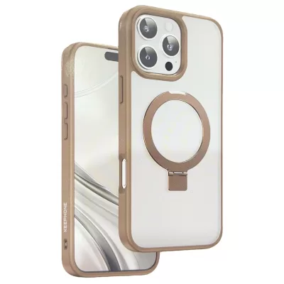 Чехол для iPhone 16 Pro Max Keephone Magico Stand Case MC0103 (Desert Titanium)