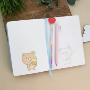 Блокнот (B6) "Hi panda bamboo", blue (18.5*13)