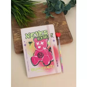 Блокнот (А5) "Bear never regret", beige (14.5*21)