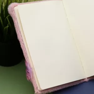 Блокнот плюшевый «Sleeping cat», pink, 21 х 15 см,