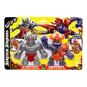 Гуджитсу Игровой набор Серебряный Блейзагот VS Гладиатор Караптагон Стретч Страйкерс тянущиеся фигур