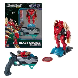 Дикие Скричеры. Игровой набор Бласт Чардж Хэллшторм S5. ТМ Screechers Wild