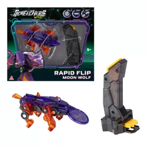 Дикие Скричеры. Игровой набор Рэпидфлип Мун Вульф S5. ТМ Screechers Wild
