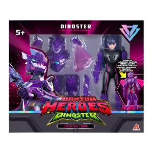 Диностер. Большая фигурка героя Трина в дино-костюме 20 см. Dinoster