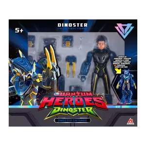 Диностер. Большая фигурка героя Читунду в дино-костюме 20 см. Dinoster