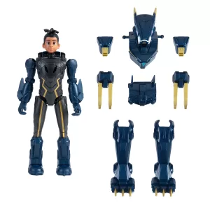 Диностер. Большая фигурка героя Читунду в дино-костюме 20 см. Dinoster