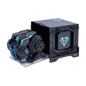 Диностер. Динокуб трансформер Раптор-бот черный. Dinoster