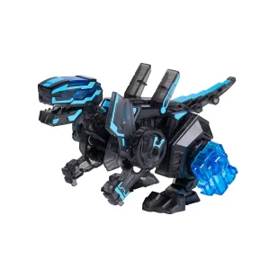 Диностер. Динокуб трансформер Раптор-бот черный. Dinoster