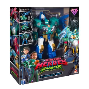 Диностер. Мега-трансформер 4-в-1 Стего Бласт Винг 3 режима. Dinoster