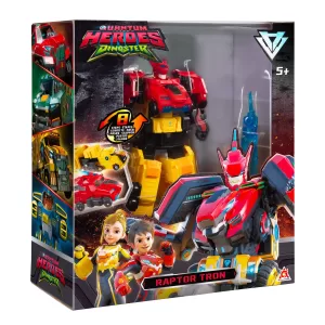 Диностер. Трансформер 2-в-1 Раптор Трон. Dinoster