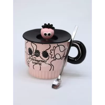 Кружка «Strawberry sortie», pink (350 ml)