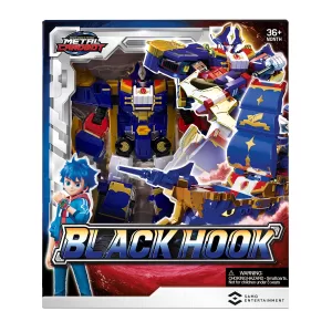 Метал Кард Бот. Блэк Хук трансформер 21 см, S1. METALCARDBOT