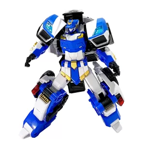 Метал Кард Бот. Блю Коп трансформер 17 см, S1. METALCARDBOT