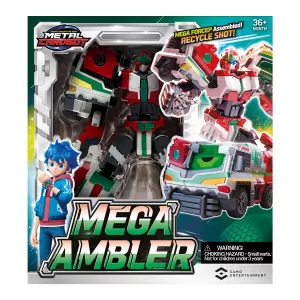 Метал Кард Бот. Мега Эмблер трансформер 18 см, S1. METALCARDBOT