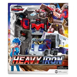 Метал Кард Бот. Хэви Айрон трансформер 30 см, S1. METALCARDBOT