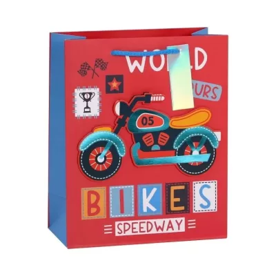 Пакет подарочный «Power», bikes (18*23*10)