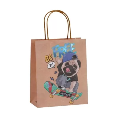 Пакет подарочный крафтовый «CoOol», be free (32*42*11)