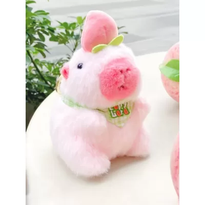 Плюшевый брелок "Peach capybara", pink
