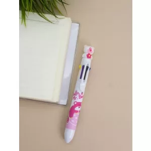 Разноцветная ручка 8 в 1 "Hello, Mr. Bear", white