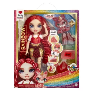 Рейнбоу Хай Кукла Classic Руби Андерсон 28 см. красная с акс. RAINBOW