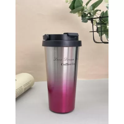 Термокружка "Beautiful", pink (500 ml)