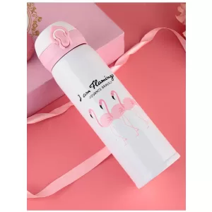 Термос «Flamingo cactus», white (500 ml)