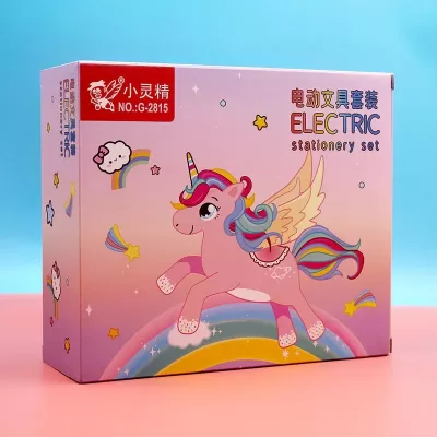 Электрический канцелярский набор "Unicorn" (25,5*22 см)