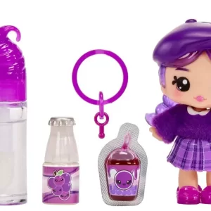 Яммиленд Игр наб Кукла Грета Грейп с набором для изготовления блеска для губ для детей Yummiland