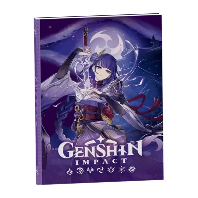 Genshin Impact на каждый день с наклейками (фиолетовый)