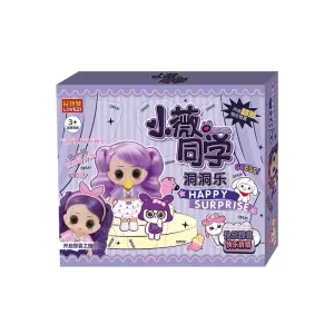 Игрушка сюрприз Lovezi кукла сюрприз в фиолетовой коробке