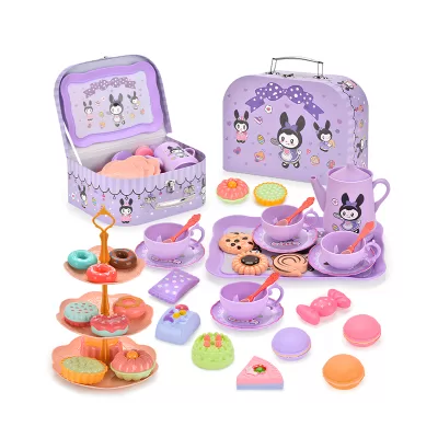 Набор для чаепития фиолетовый 44 предмета