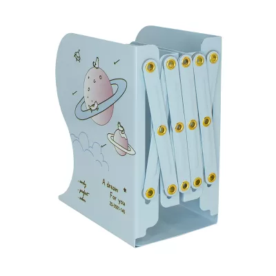 Подставка для книг металлическая Котики голубая