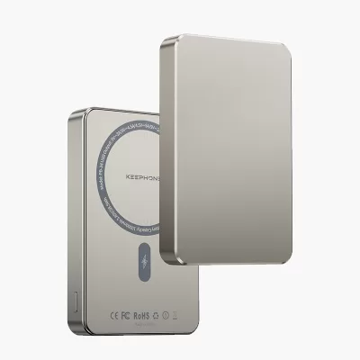Iphone Battery Pack MagSafe "Keephone" LUCCI 20W PB-34 10000mAh (Desert Titanium)