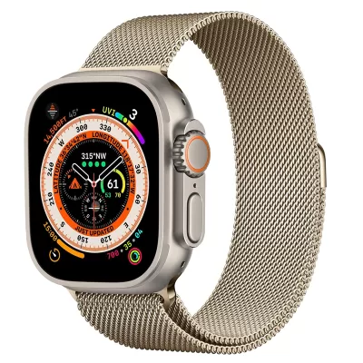 Keephone milanese loop band 42,44,45,49mm(Gold)