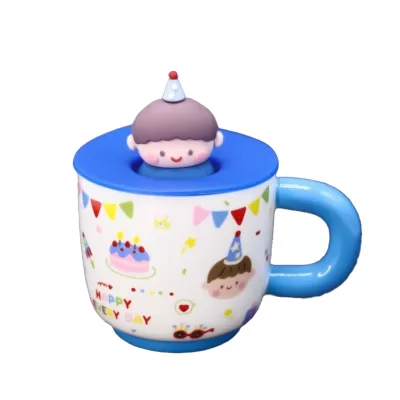 Кружка «Birthday party», blue (450 ml)