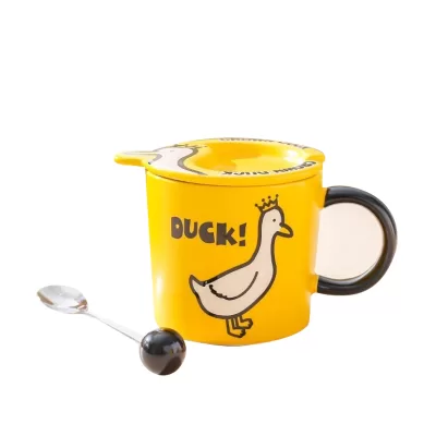 Кружка «DUCK!», yellow (450 ml)
