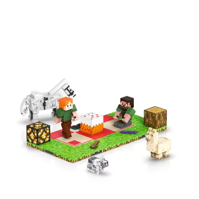 Магнитный конструктор Minecraft Пикник, 44 детали