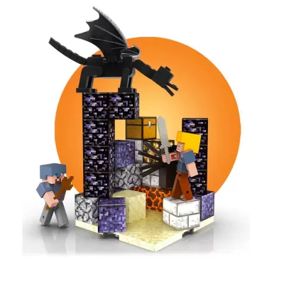 Магнитный конструктор Minecraft Портал, 62 детали