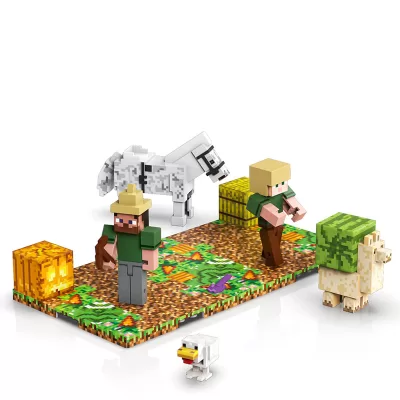 Магнитный конструктор Minecraft Сбор Урожая, 46 деталей