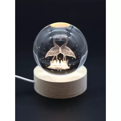 Ночник 3D iLikeGift «Flamingos» (6 см)