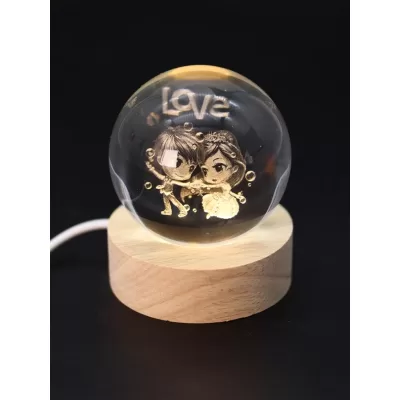 Ночник 3D iLikeGift «Love» (6 см)