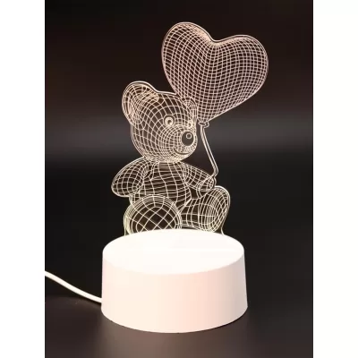 Ночник iLikeGift "Bear and balloon" LED, USB (9х19 см)