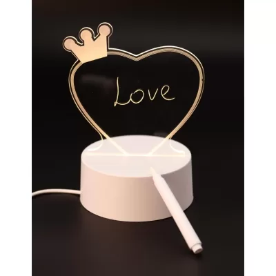 Ночник iLikeGift с маркером "Crown", USB (9х18 см)